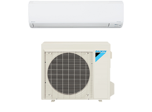 Daikin ductless mini split heat pump system for efficient heating and cooling in residential installations.